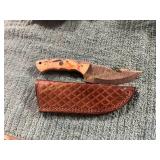 Damascus Knife with Sheath