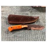 Damascus Knife with Sheath