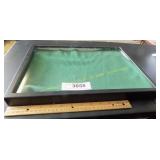 Glass top display case