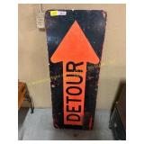 Detour sign