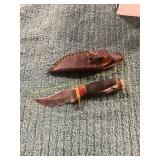 Damascus Knife with Sheath