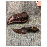 Damascus Knife with Sheath
