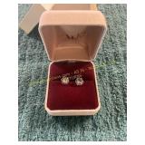 Unverified 1ct Zales Gold Stud Earrings