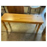 Wooden bench