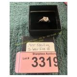 .925 Sterling Silver Size 10 Ring