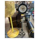 Clock with stand
