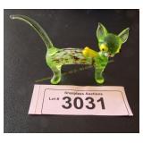 Vintage  art glass cat