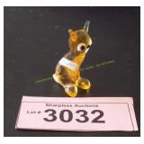 Vintage  art glass cat