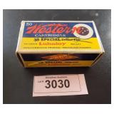 Vintage Western cartridge box with shell casings
