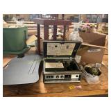 Plant Stand, Razor, Antique Slide Projector