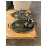Silver Plate Platters + Servers