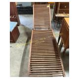 Wooden lounger