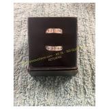 Unverified 1ct White Gold + Diamond Earrings