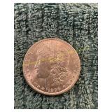 Brilliant UNC 1896-P Morgan Silver Dollar
