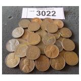 Bag of higher grade Wheat pennies