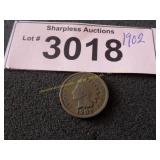 1902 Indian Head penny