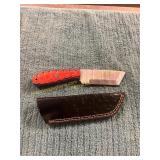 Damascus Knife with Sheath