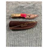 Damascus Knife with Sheath
