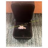 Unverified 1ct Diamond Size 7 White Gold Ring