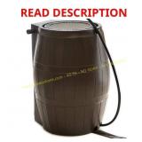 FCMP Outdoor RC4000 50-Gal Rain Barrel, Brown