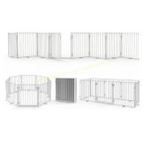 No Pawblems Free Standing Dog Gate 8 Panels