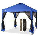 CROWN SHADES Gazebo 10x10 Canopy with Netting