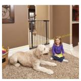 MidWest Homes Graphite Steel 39" Pet Gate two coun