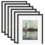 PEALSN 16x20 Frame Set (6) Wall, Black