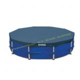 2ct Intex 10-ft   10-ft Pool Cover blue& pink rect