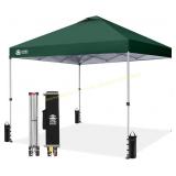 CROWN SHADES Pop Up Canopy 12x12FT, Green