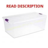 3pk Sterilite 110qt Clear View Bin with Latch