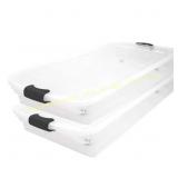 Homz 60-Quart Underbed Storage Bins (3