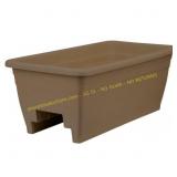 HC Companies 9x12 Resin Planter Chocolate