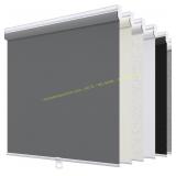 SUNOFF Blackout Roller Shades 32W x 72H, Grey