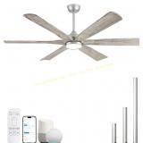 72" Smart Ceiling Fan with Light