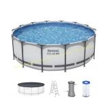 complete complete? Steel Frame 14x48" Pool+Pump