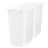 Rev-A-Shelf 2-Pack 35 Qt Trash Bin RV-35-11-2