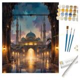 Islamic Architecture Paint by Numbers 16x20