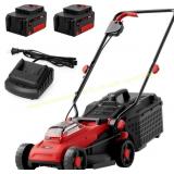 MZK 20V 13" Electric Lawn Mower, 4-Pos Height