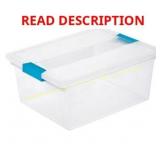 Sterilite Clip Storage Box, Stackable