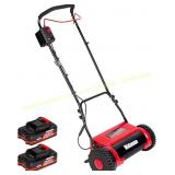 Walensee 16" Cordless Reel Mower, Batteries