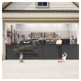Reinforced 200" Extra Wide Retractable Gate