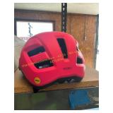 Lot of bike helmet and assorted bike attachments