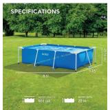 complete? Intex 8.5ft x 26in Rectangular Pool
