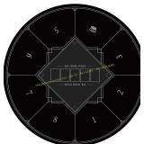 Nuveti 140cm Poker Mat | 8-Player Table Top