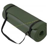 Signature Fitness Yoga Mat   Thick, Strap