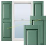 Forest Green Vinyl Shutters 14.75W x 59H