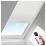 Zshine Motorized Cellular Shades Beige Yellow