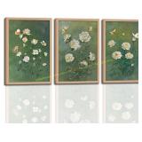 Vintage Botanical Canvas Wall Art 12x16in