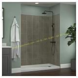 Jetcoat 32x60x78 5-Pc Shower Quarry